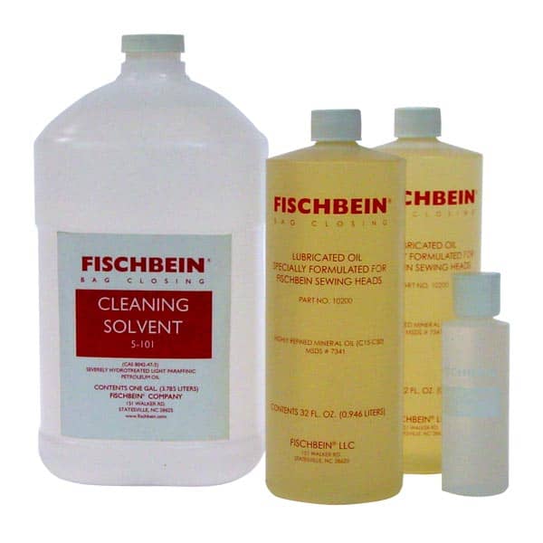 different bottles of Fischbein cleaners